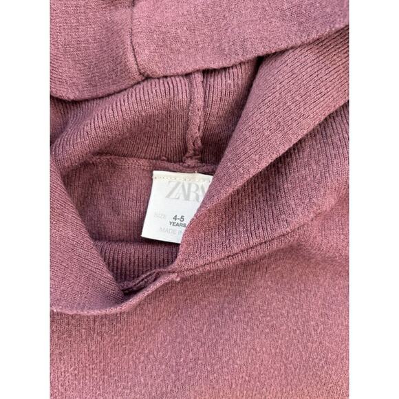 Zara Mauve Hooded Sweater - Picture 4 of 5